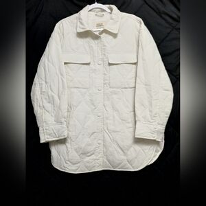 Ashley By 26 International Cream Quilted Jacket